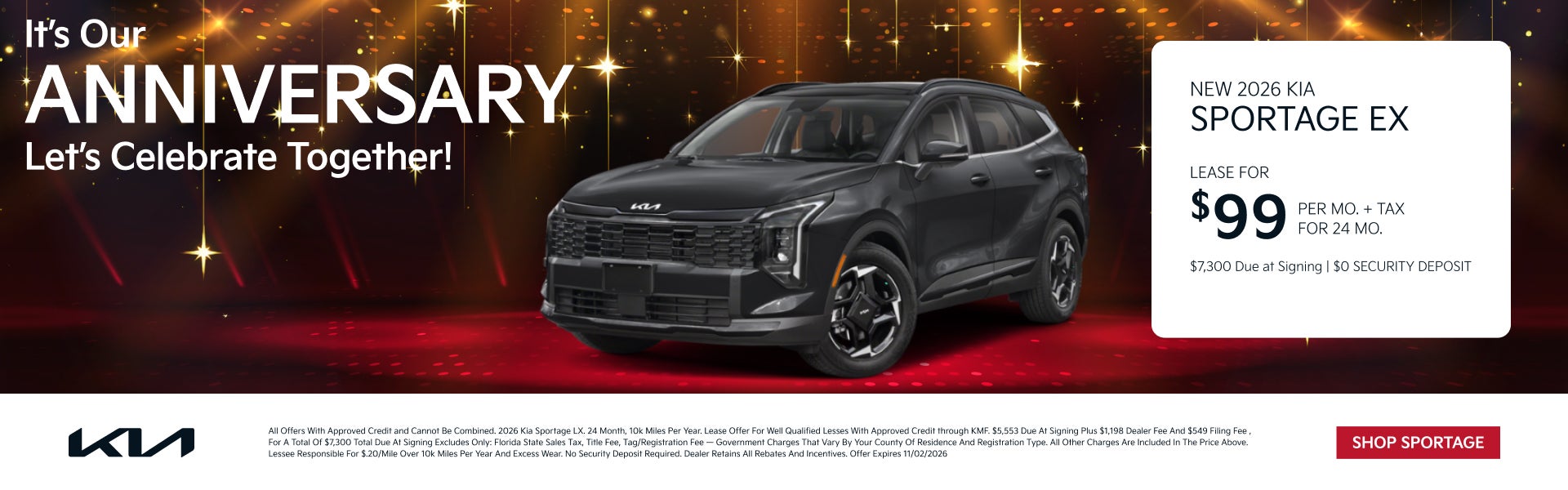 NEW 2026 KIA SPORTAGE EX
